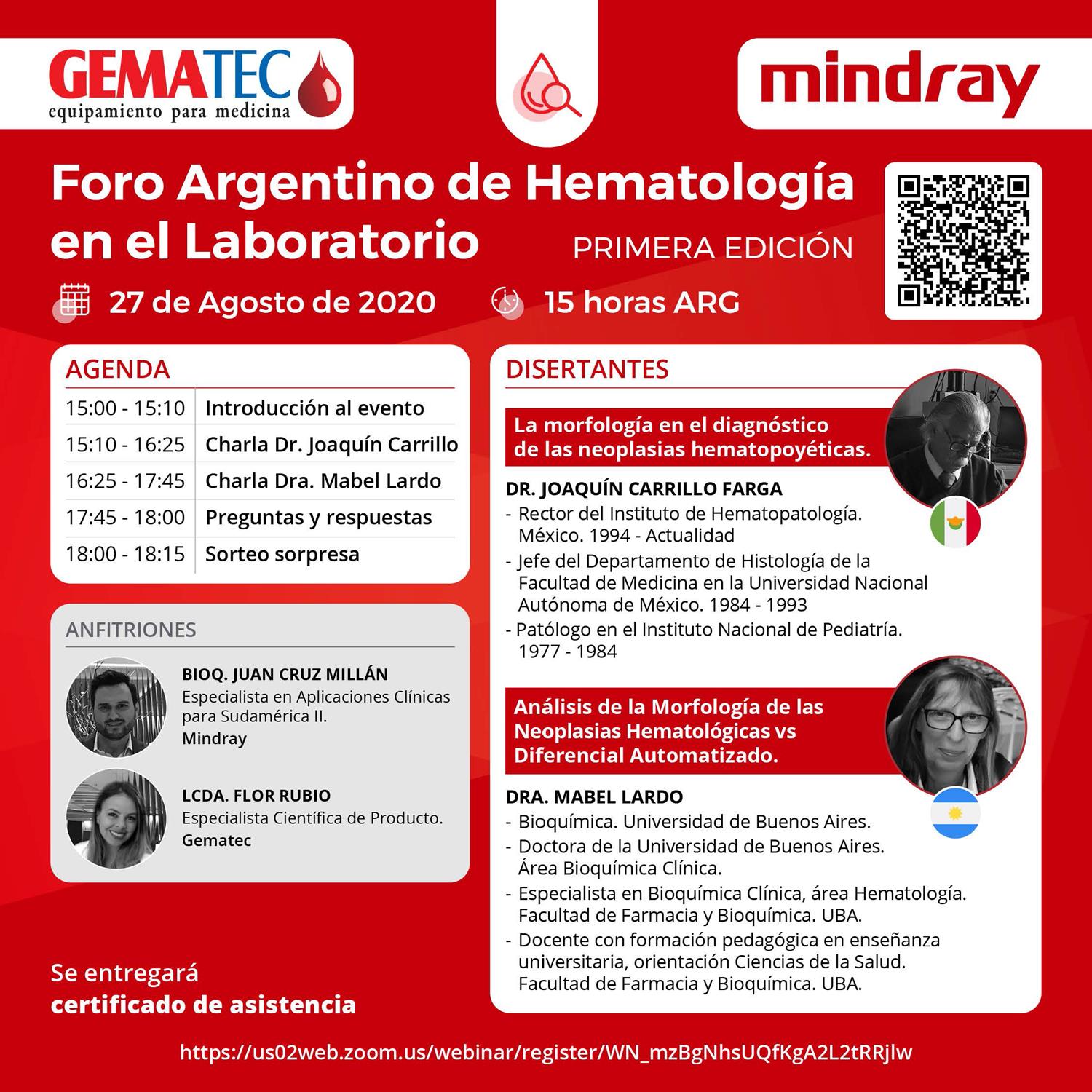 Foro Argentino de Hematología en el Laboratorio Facebook IG